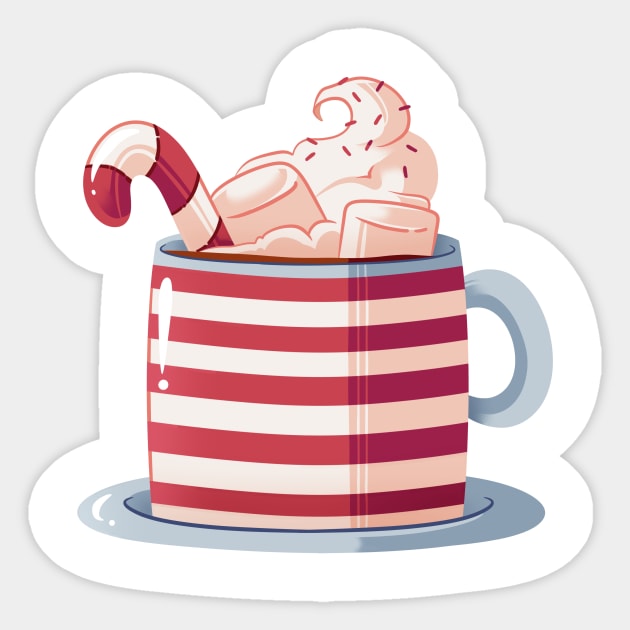 Festive Cup. Sticker by scribblekisses